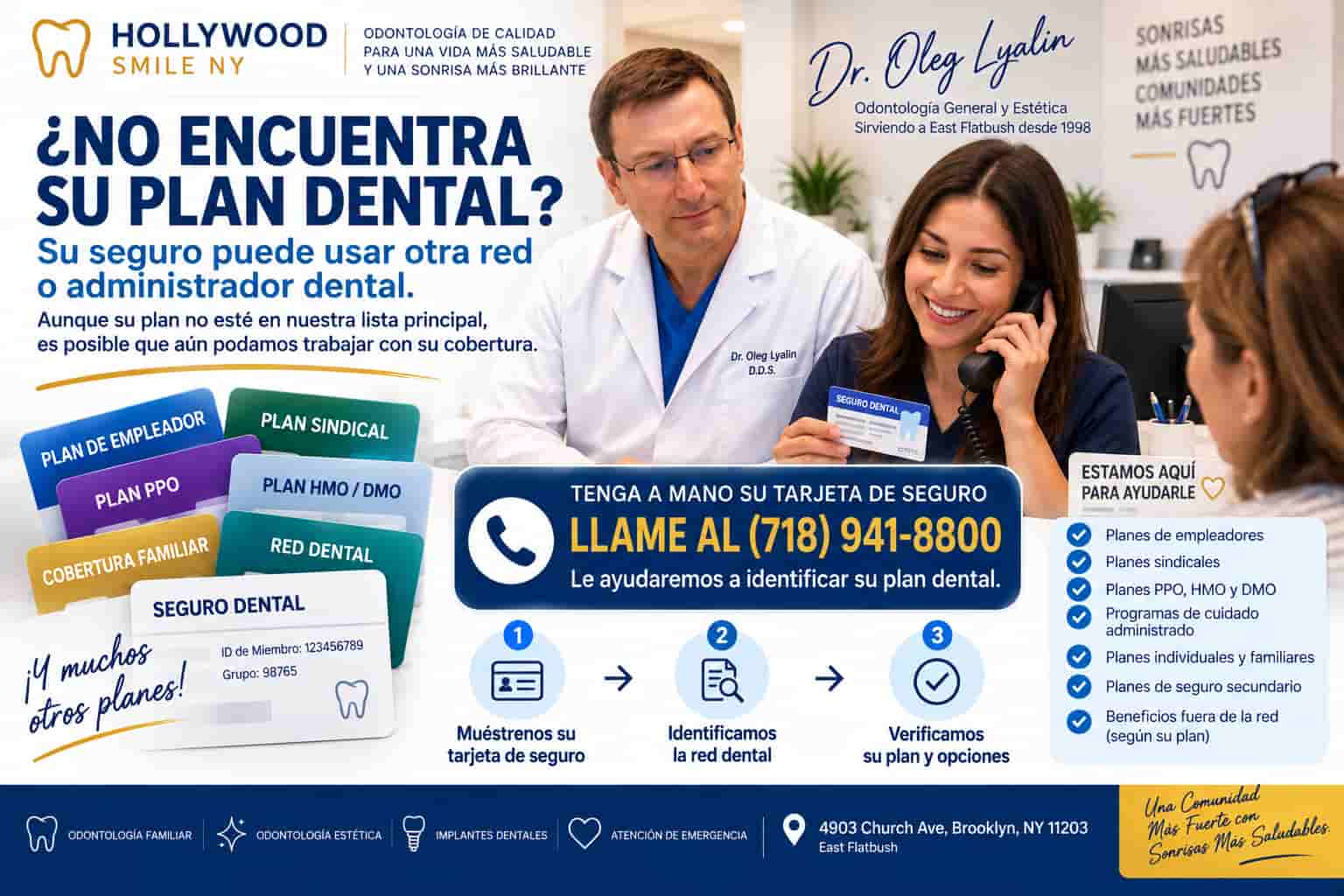 Other Dental Insurance Plans Accepted in East Flatbush, Brooklyn at Hollywood Smile NY